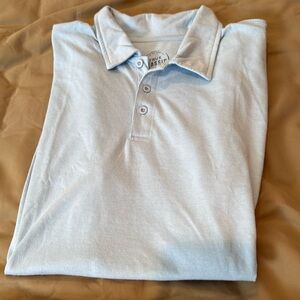 Men’s XL True Classic pale blue polo shirt